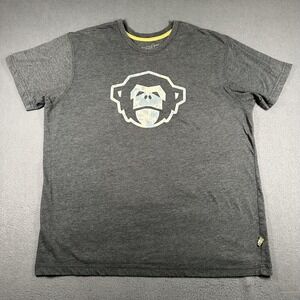 Howler Bros Shirt Mens Large Heather Gray Monkey Logo Tagless Graphic Tee